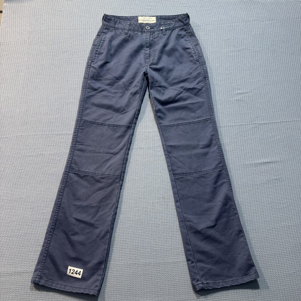 NAUTICA Straight ‎ Fit Joggers Women Sz M Blue Pre-owned Excellent